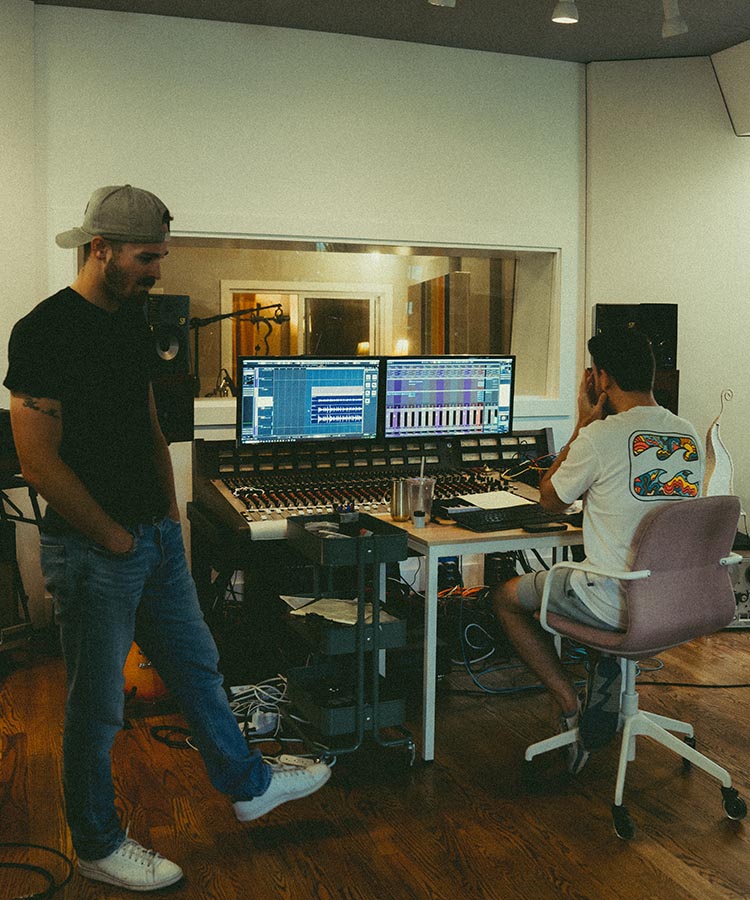 Studio session