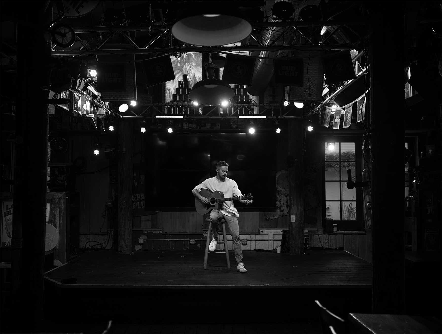 Pre-show on stage